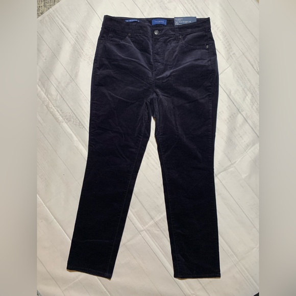 Talbots Pants - NWT Talbots high waist straight leg full length. Dark navy blue. Size 10P.
